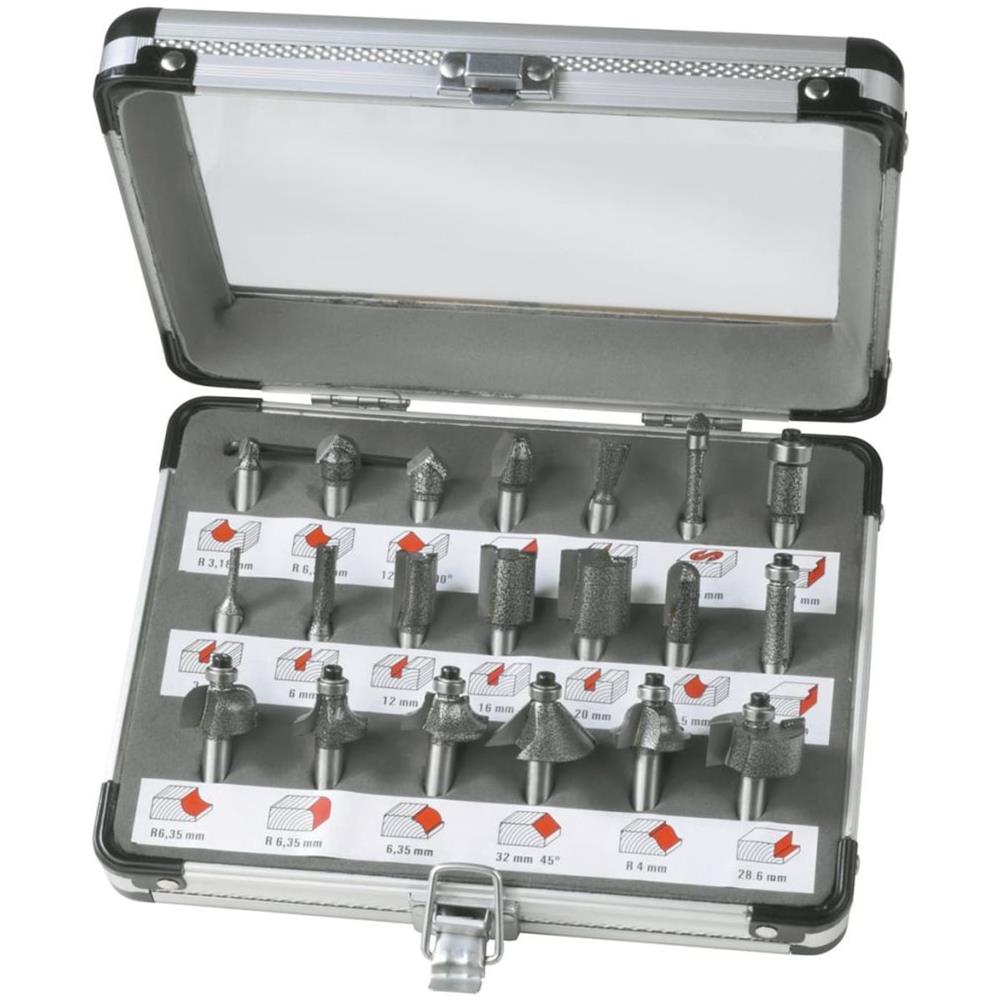 Pra1008 Set 20 Pz Punte Fresa Per Router - Foto 1