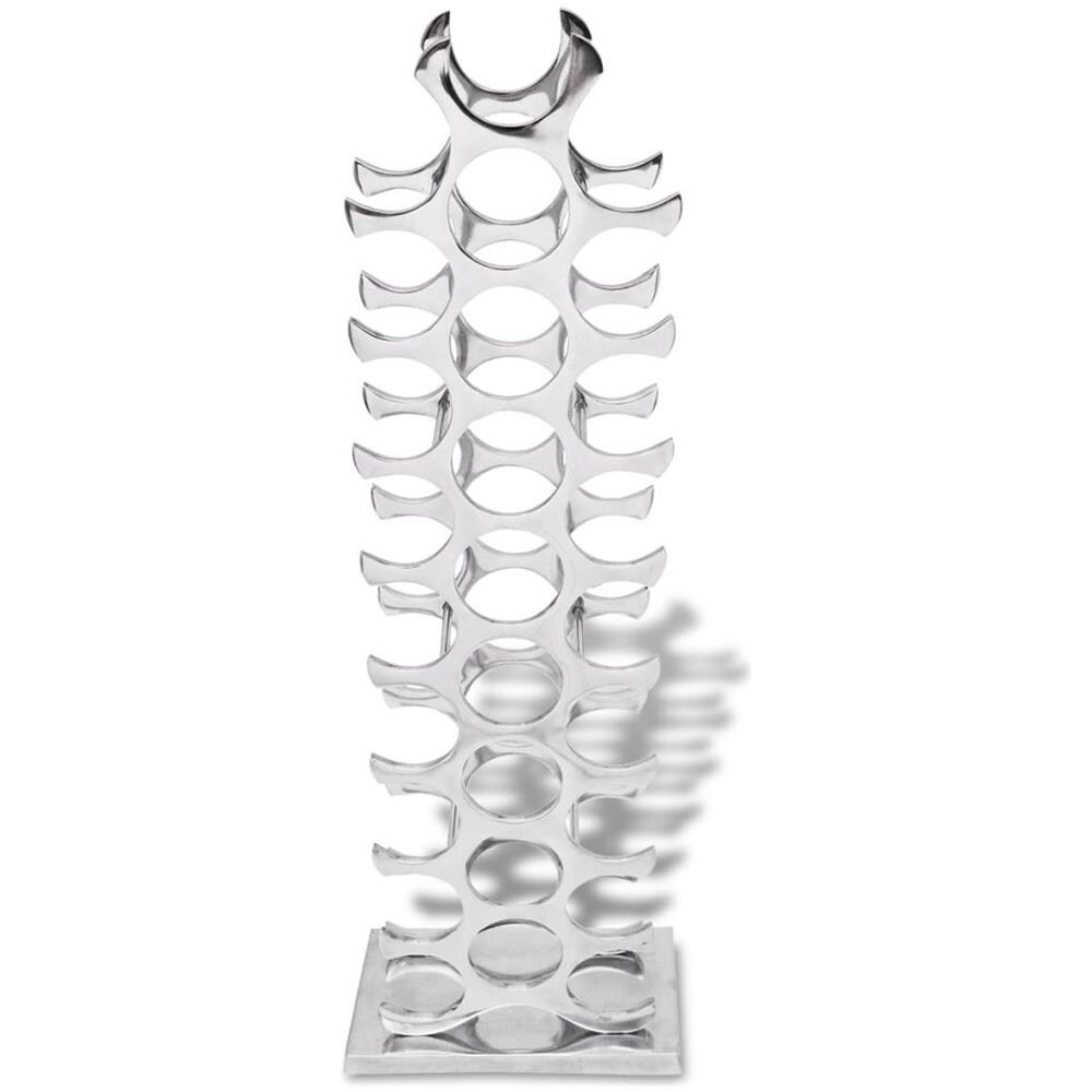 Portavini In Alluminio Argento 27 Bottiglie - Foto 2