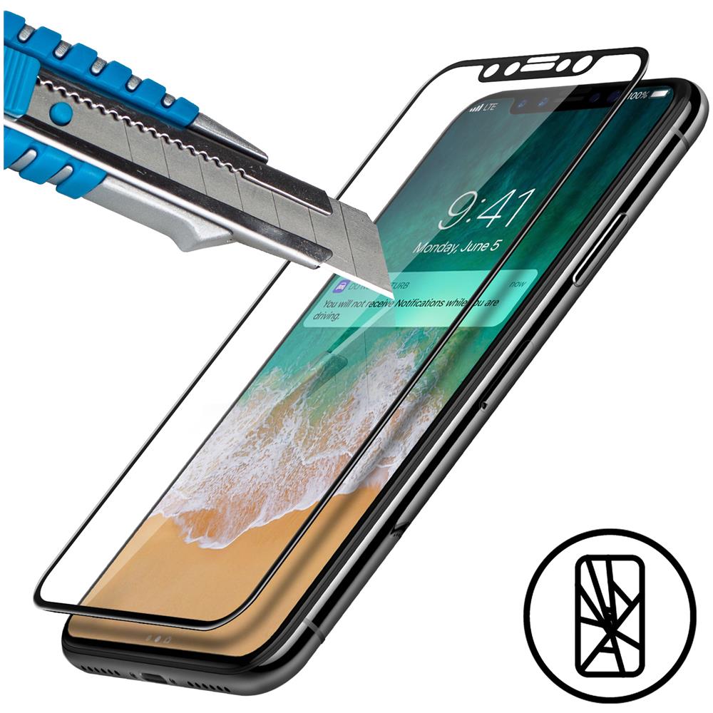 Pellicola Iphone X / Xs Vetro Temperato Ultra Resistente 3d Effect - Bordi Neri - Foto 7