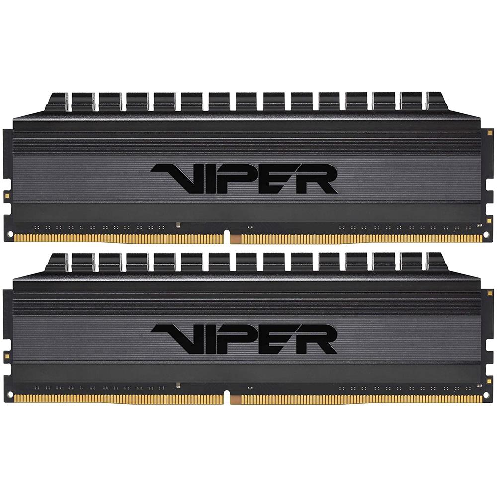 Memoria DIMM Viper 4 Blackout PVB416G320C6K 16 GB (2 x 8 GB) DDR4 3200 MHz Colore Nero - Foto 1