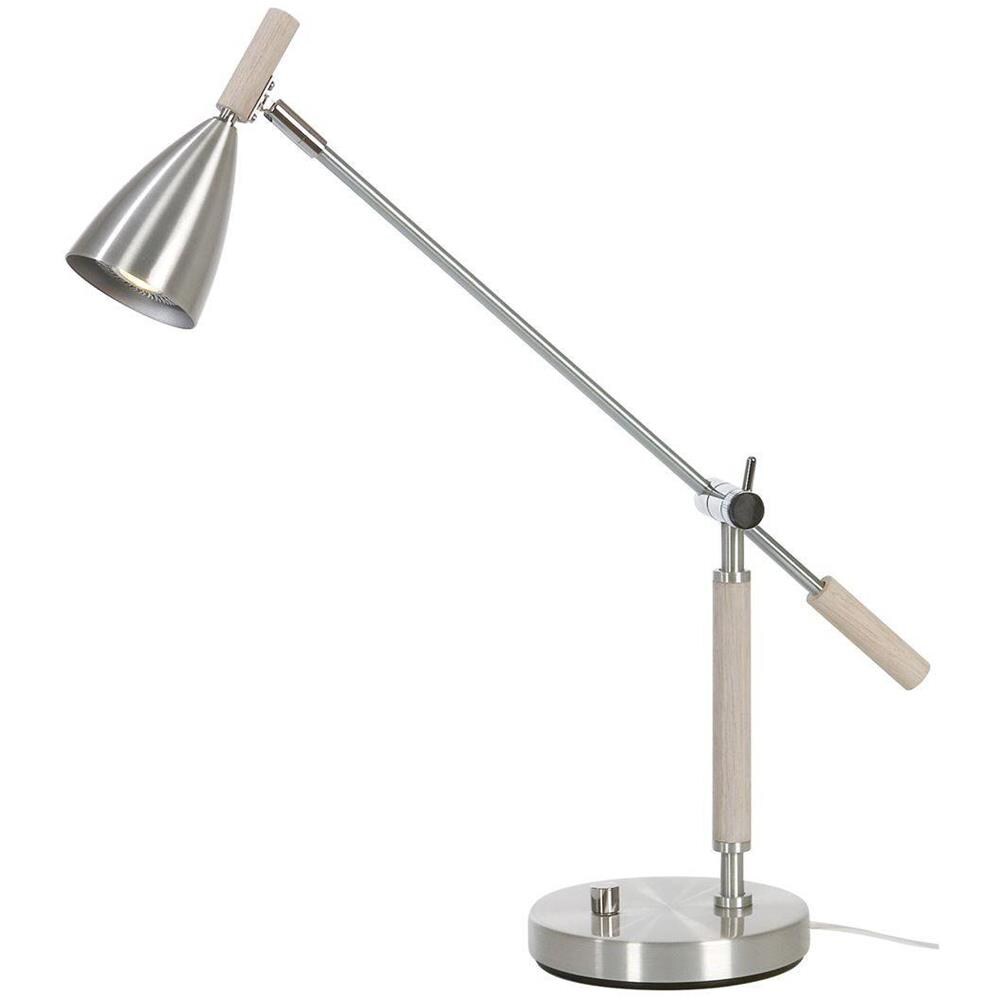 Lampada Da Tavolo A 1 Luce Bianco, Ottone - Foto 1