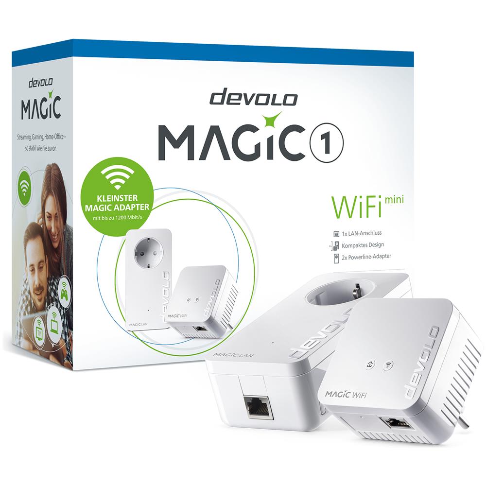 Magic 1 Wifi Mini Starter Kit - 1200 Mbit / s - Ieee 802.11b, ieee 802.11g, ieee 802.11n, ieee 802.1p, ieee 802.3, ieee 802.3az, ieee 802.3u, ieee 802.3x - Typ C - Schnelles Ethernet - 10,100 Mbit / s - Wi-fi 4 (802.11n) (8561) - Foto 1