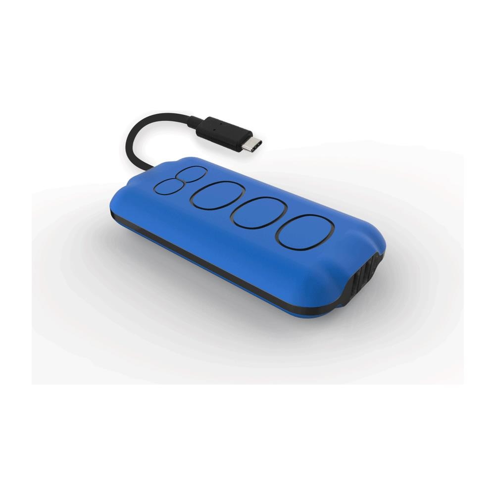 Interactive SWITCHPOWER8000 8000mAh Nero, Blu batteria portatile - Foto 1
