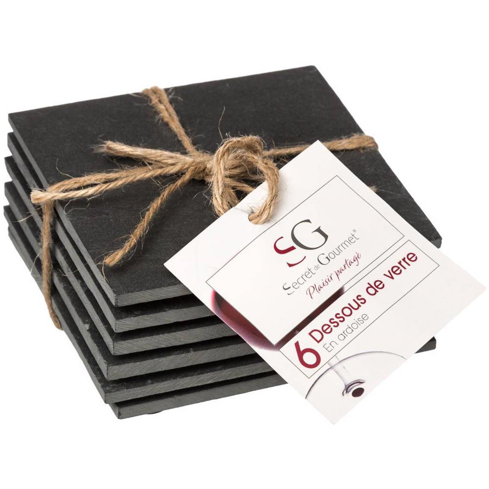 Cuscinetti In Ardesia, 10 X 10 Cm, 6 Pezzi - Foto 2