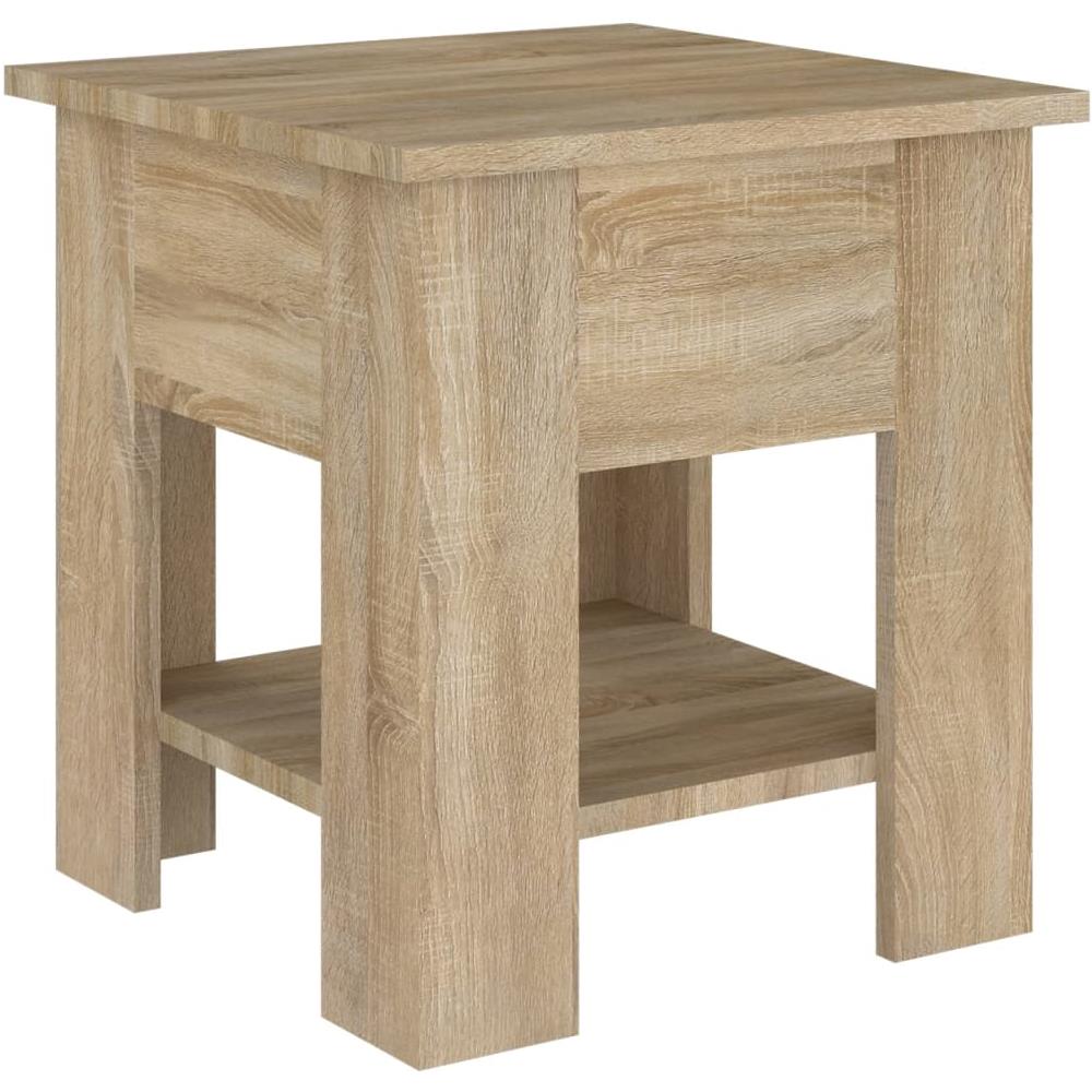 Tavolino Da Salotto Rovere Sonoma 40x40x42 Cm Legno Multistrato - Foto 2