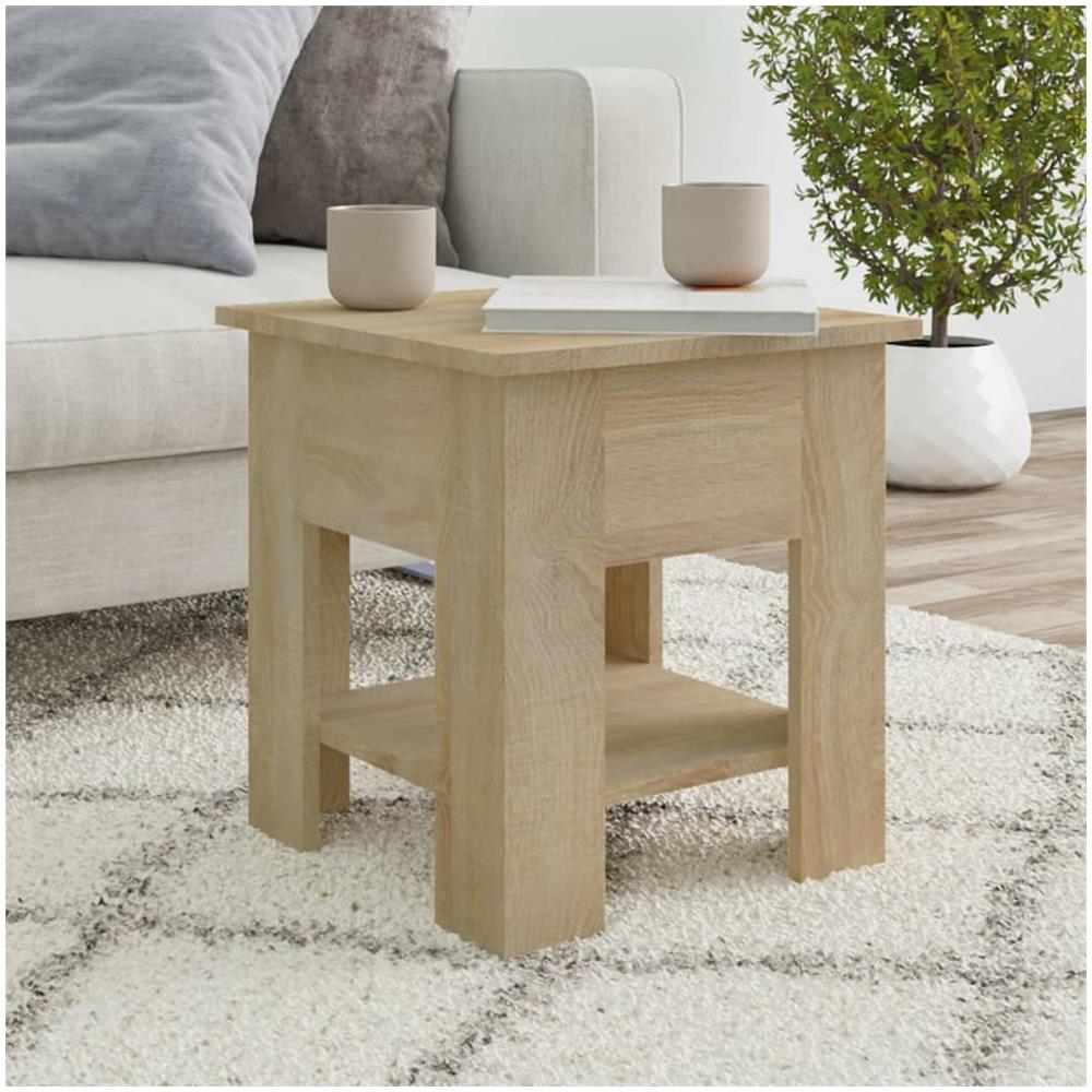 Tavolino Da Salotto Rovere Sonoma 40x40x42 Cm Legno Multistrato - Foto 1