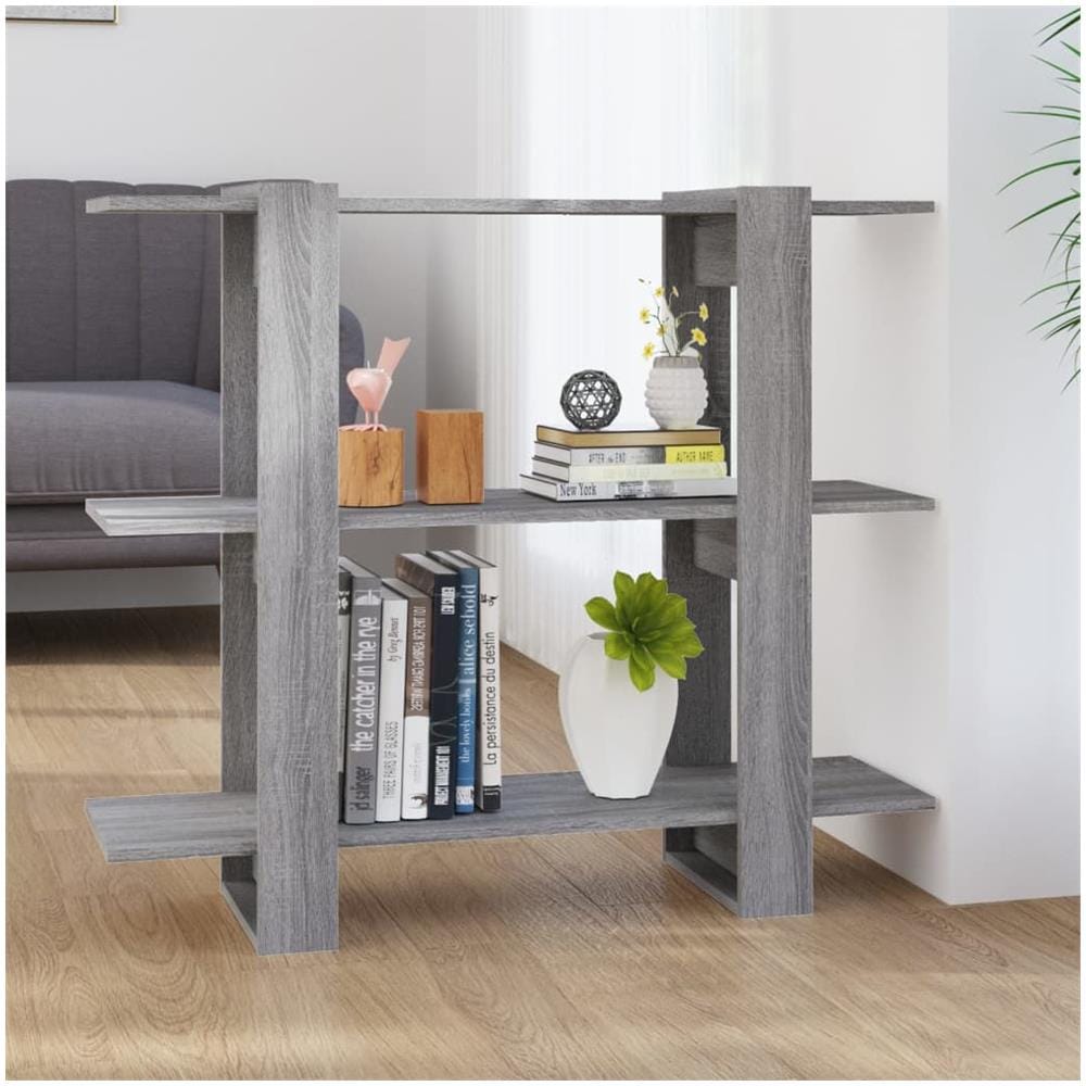 Libreria / divisorio Grigio Sonoma 100x30x87 Cm - Foto 1