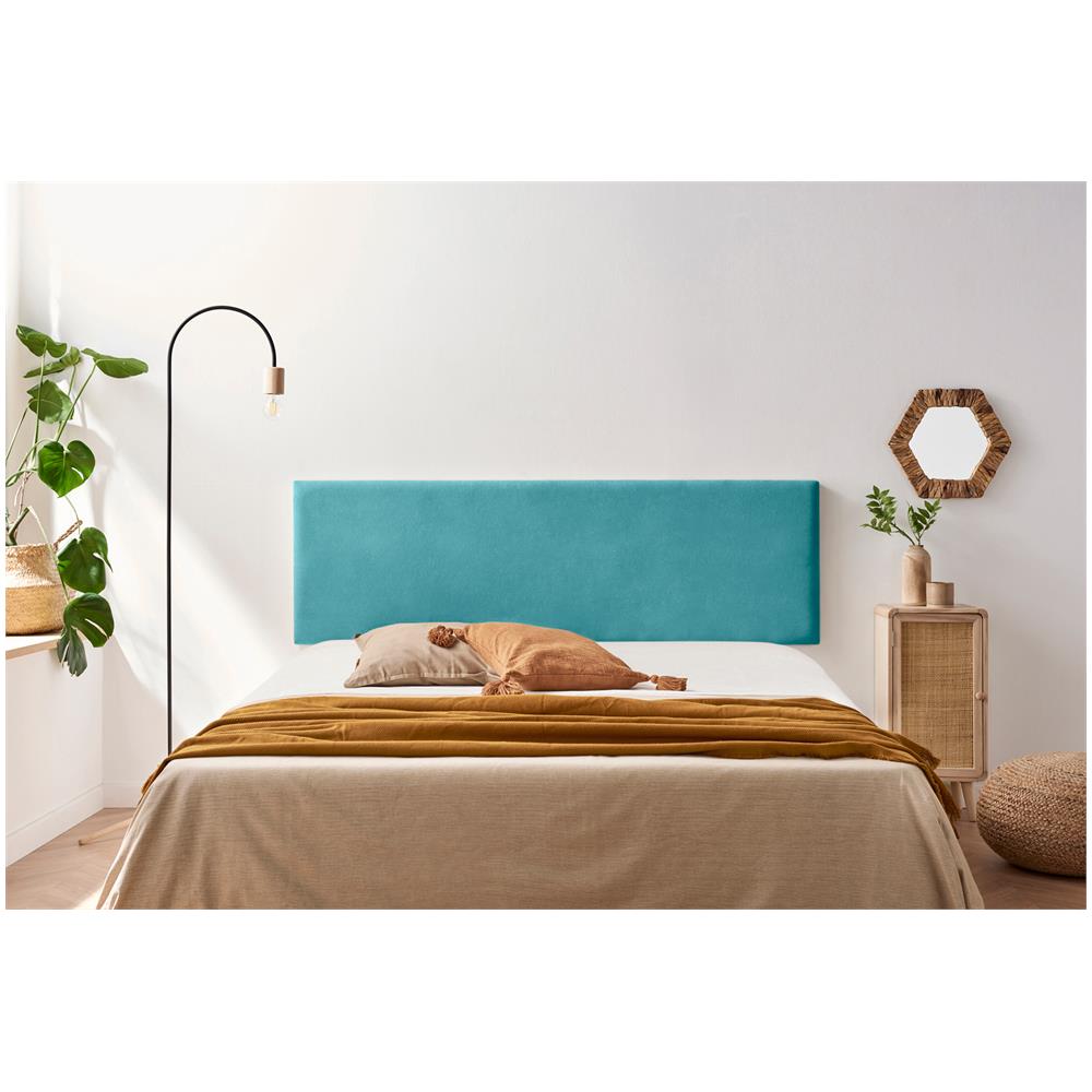Testiera Imbottita Nova Acualine 130x50x5 Cm - - Foto 4