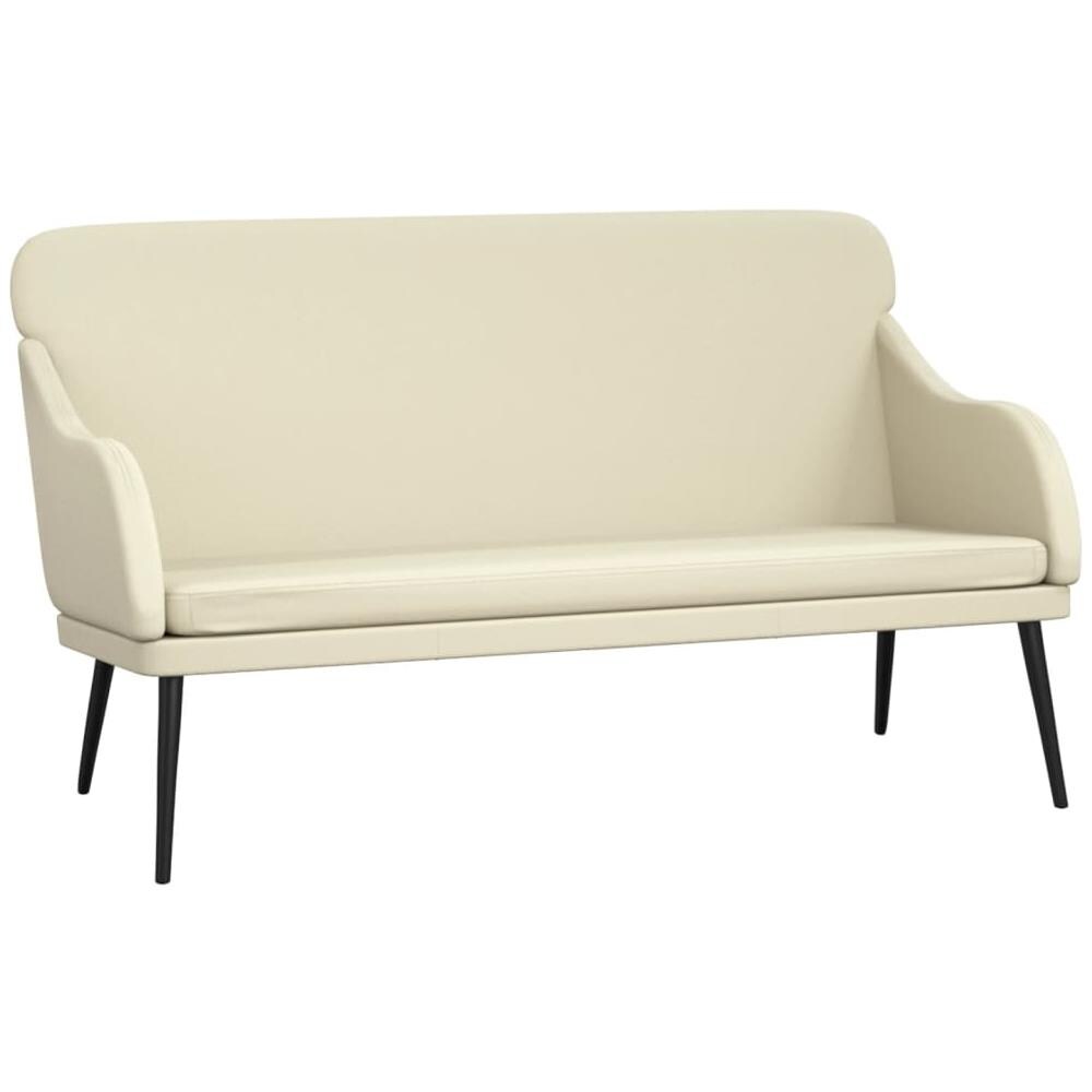 Panca Crema 110x76x80 Cm In Similpelle - Foto 2