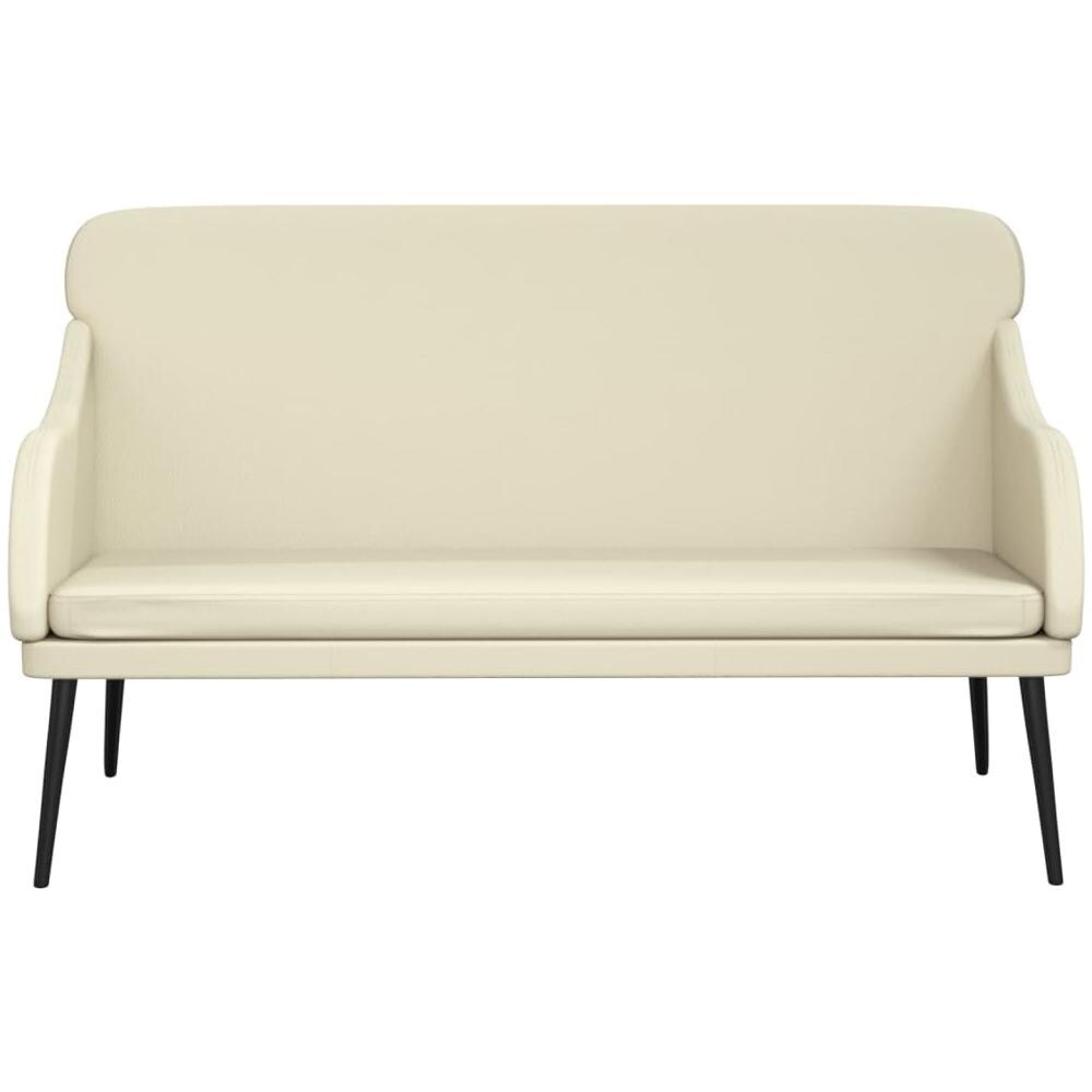 Panca Crema 110x76x80 Cm In Similpelle - Foto 3