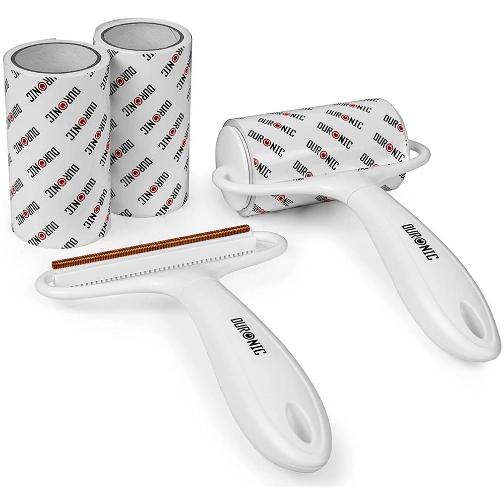 Cfs4 Set Di Rullo E Levapelucchi Manuale | 3 Rulli 1 Manico E 1 Levapelucchi | Lint Remover Per Abbigliamento | Rasoio Per Tessuti | Rullo Adesivo Per Peli Di Animali - Foto 1