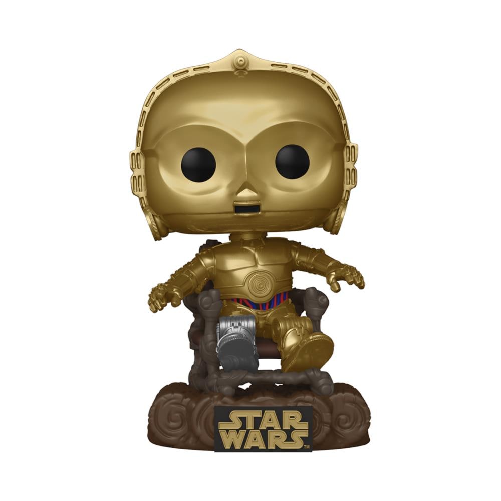Star Wars Pop! Return Of The Jedi 40th C3p0 In Chair 9 Cm - Foto 1
