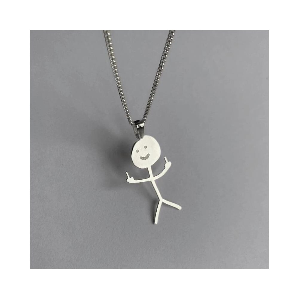 Collana Doodle Divertente Silver - Foto 2