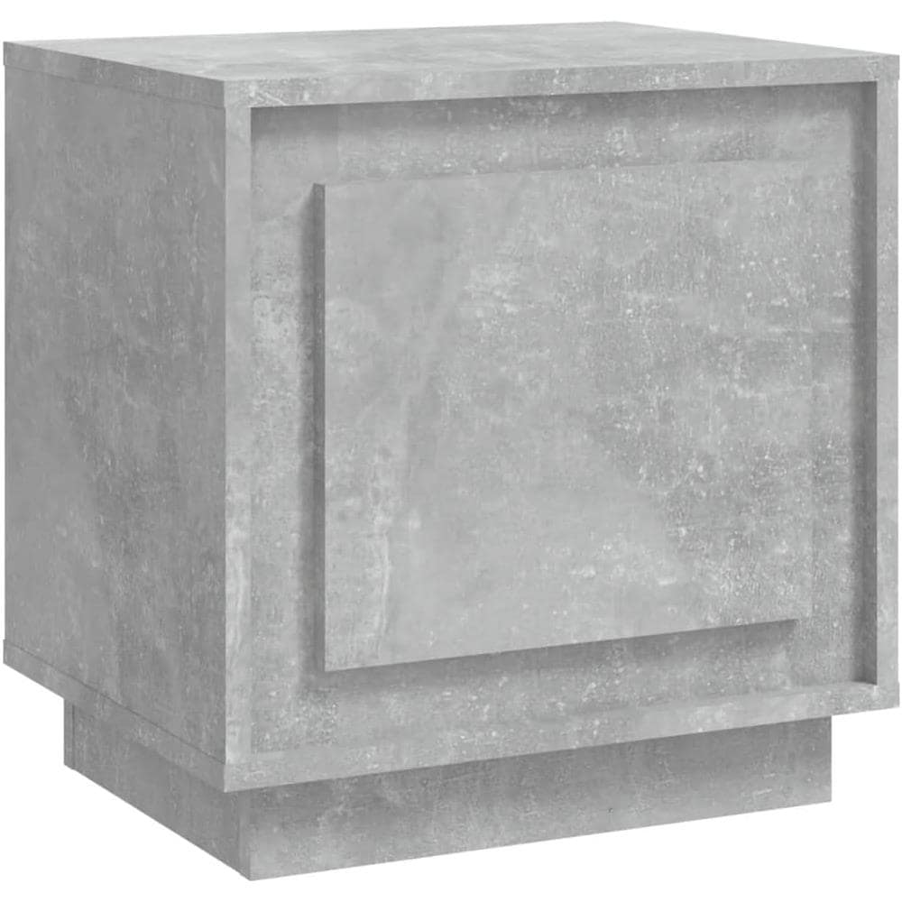 Comodino Grigio Cemento 44x35x45 Cm In Legno Multistrato - Foto 2