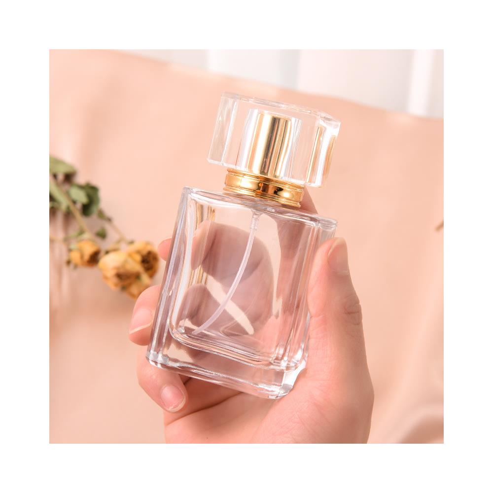 Flacone In Vetro Ricaricabile Per Profumo Spray Gold 50 Ml - Foto 2