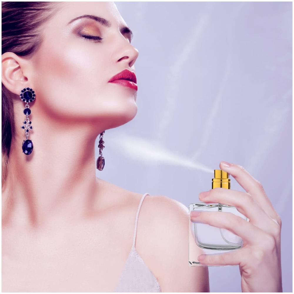 Flacone In Vetro Ricaricabile Per Profumo Spray Gold 50 Ml - Foto 5