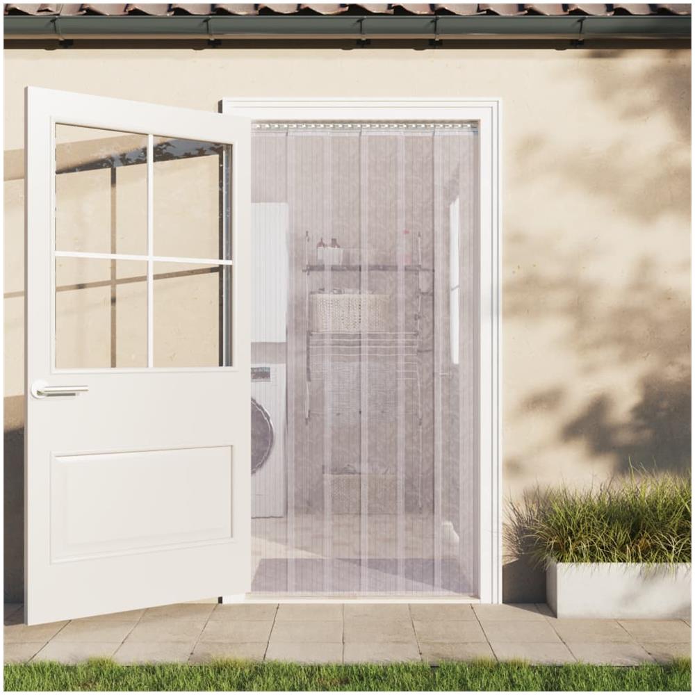 Tenda Per Porte Trasparente 200 Mm X 1,6 Mm 10 M In Pvc - Foto 1