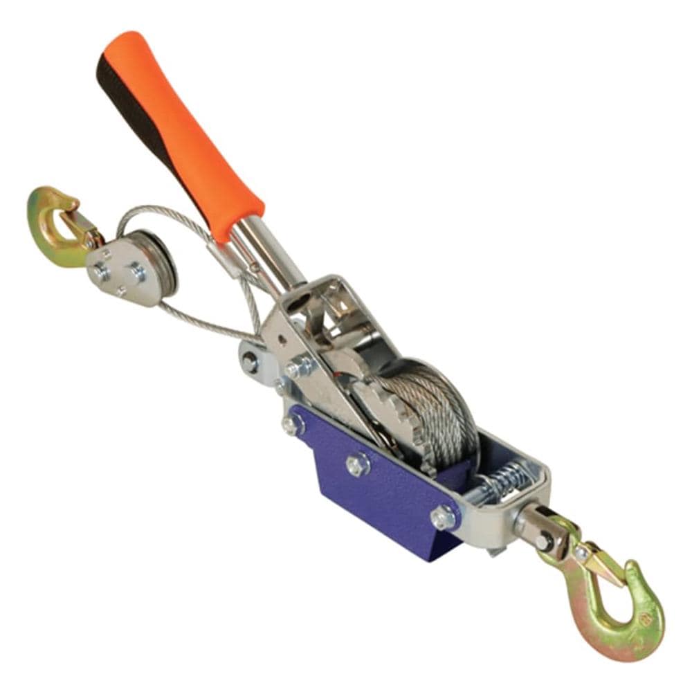 Verricello Manuale Portatile Con Cavo 800 Kg Cromo - Foto 2