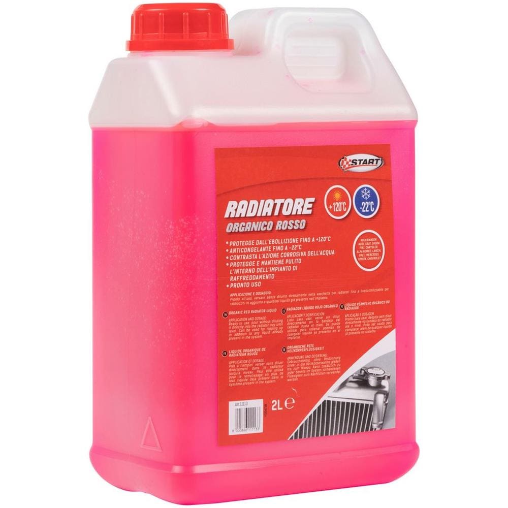 Liquido Radiatore Organico Rosso G12+ Da 2 Litri - Contrasta Lâ€™azione Corrosiva Dellâ€™acqua - Protegge Dallâ€™ebollizione Fino A +120â°c E Agisce Da Anticongelante Fino A -22â°c - Foto 3