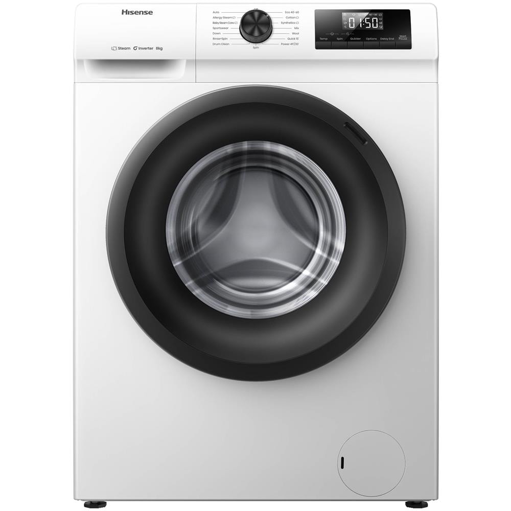 WF1Q8041BW lavatrice Caricamento frontale 8 kg 1400 Giri /min Bianco - Foto 1