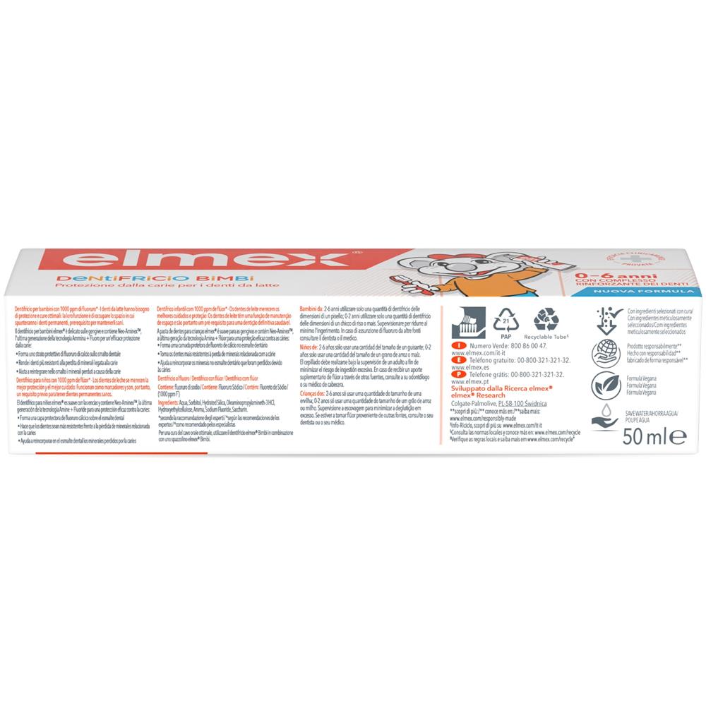 Elmex Bimbi Dentifricio 50 ml - Foto 1