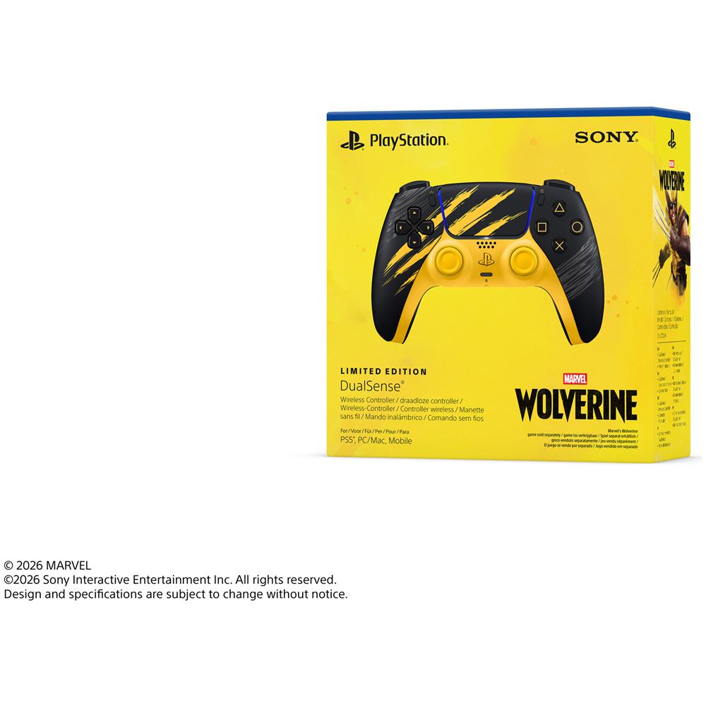 Controller wireless DualSense - Marvel's Wolverine Battle Yellow Limited Edition - Foto 8
