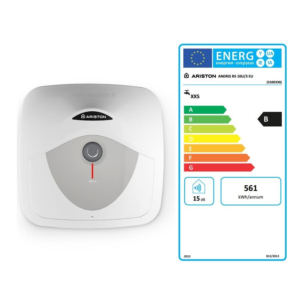 ANDRIS RS Scaldabagno Elettrico Potenza 1200 W Capacità 10 Litri - Foto 3