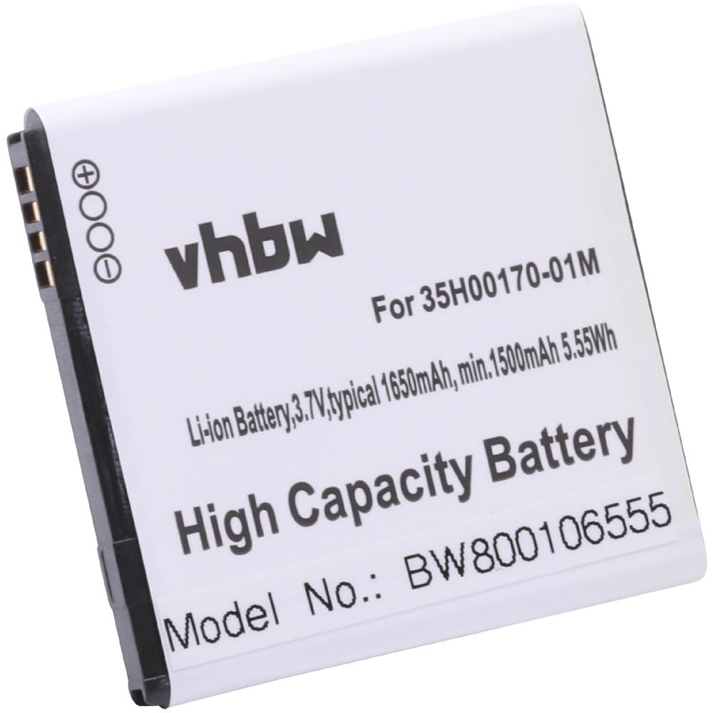 Batteria 1650mah Per Cellulare Smartphone Htc Bass Bunyip Eternity Pi39110 Runnymede Sensation Xl Titan X310e X315 Come 35h00170-01m Ba S640 Bi39100. - Foto 2