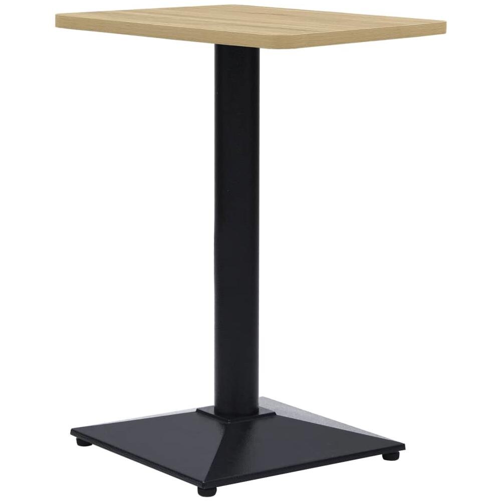 Gamba Per Tavolino Da Bar Nero 41x41x72 Cm In Ghisa - Foto 2