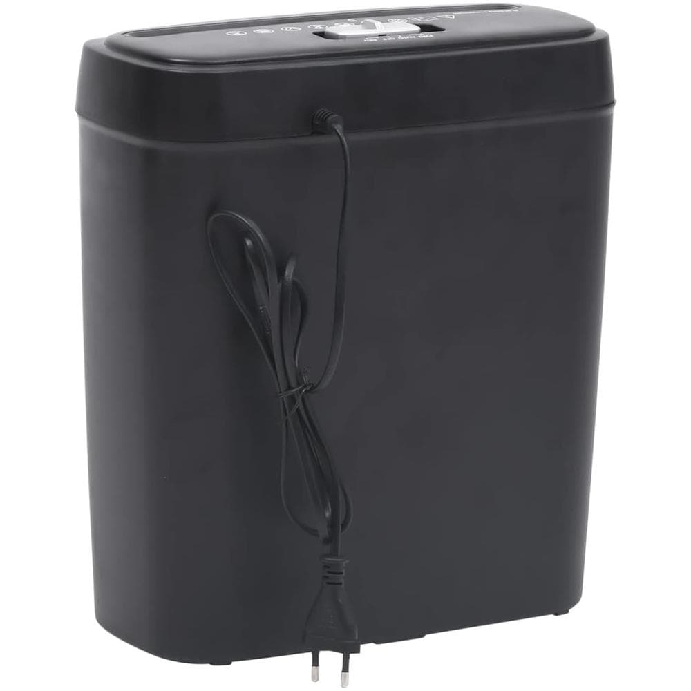 Tritadocumenti 6 Fogli Taglio a Strisce Nero - Foto 7