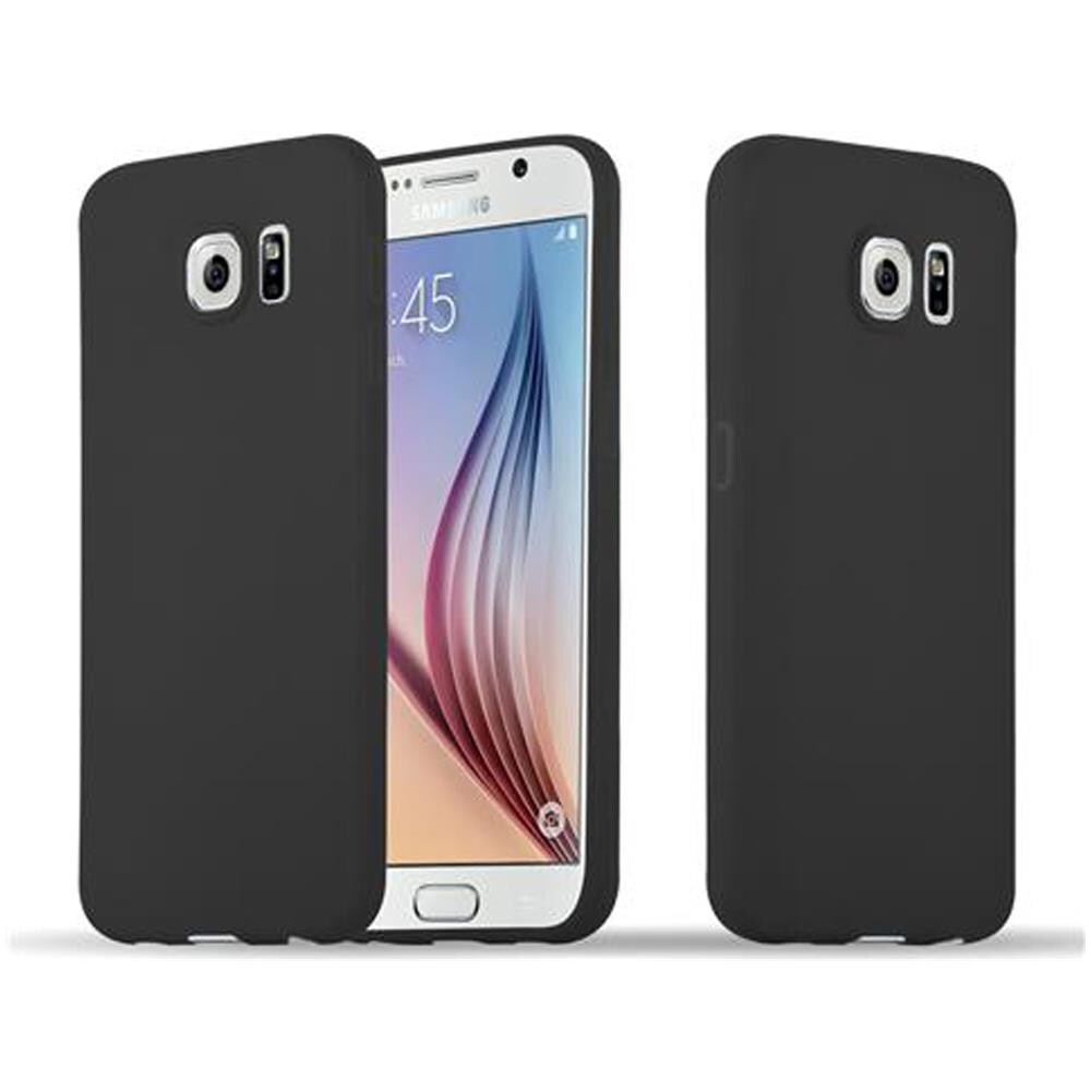 Cadorabo Custodia Compatibile Con Samsung Galaxy S6 In Candy Nero - Coperchio Protettivo In Silicone Tpu Flessibile - Foto 1