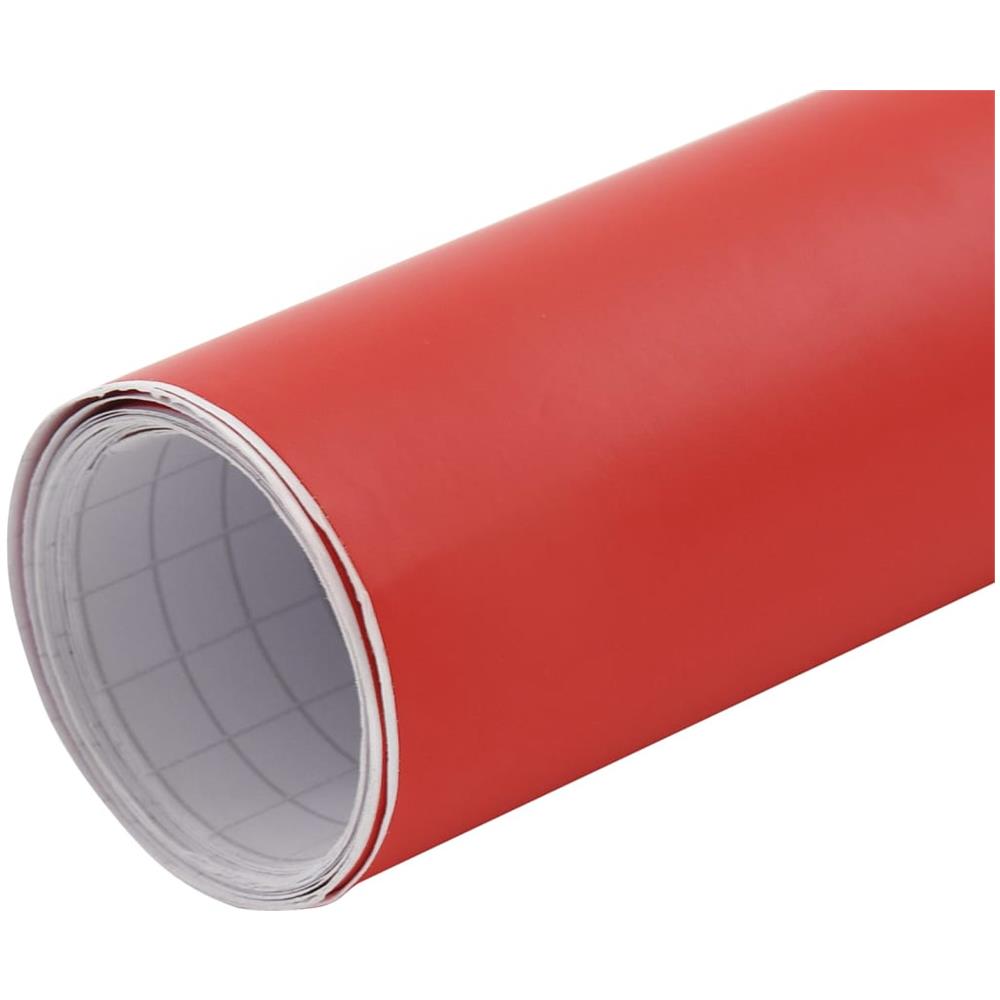 Pellicole Per Auto 2pz Rosso Opaco 100x150cm + 50x150cm - Foto 3