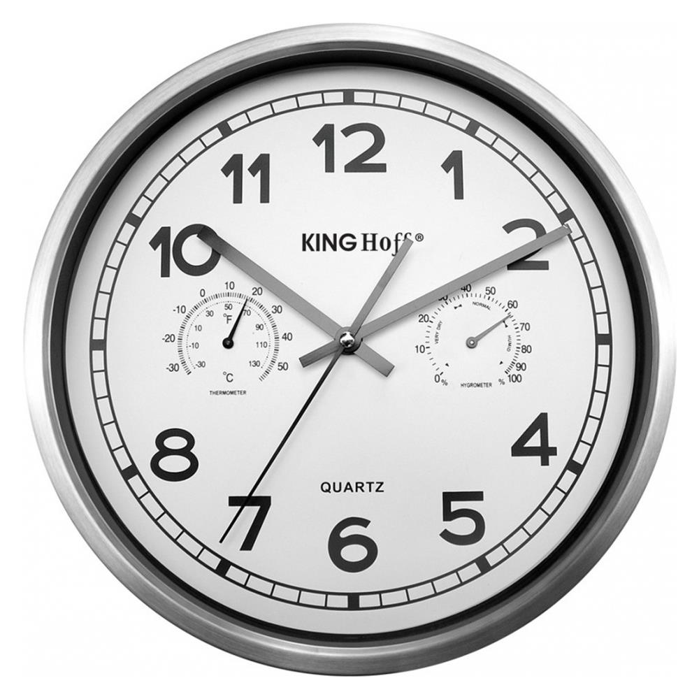 Kh-5027 Orologio Da Parete Moderno Con Termometro E Igrometro - Foto 1