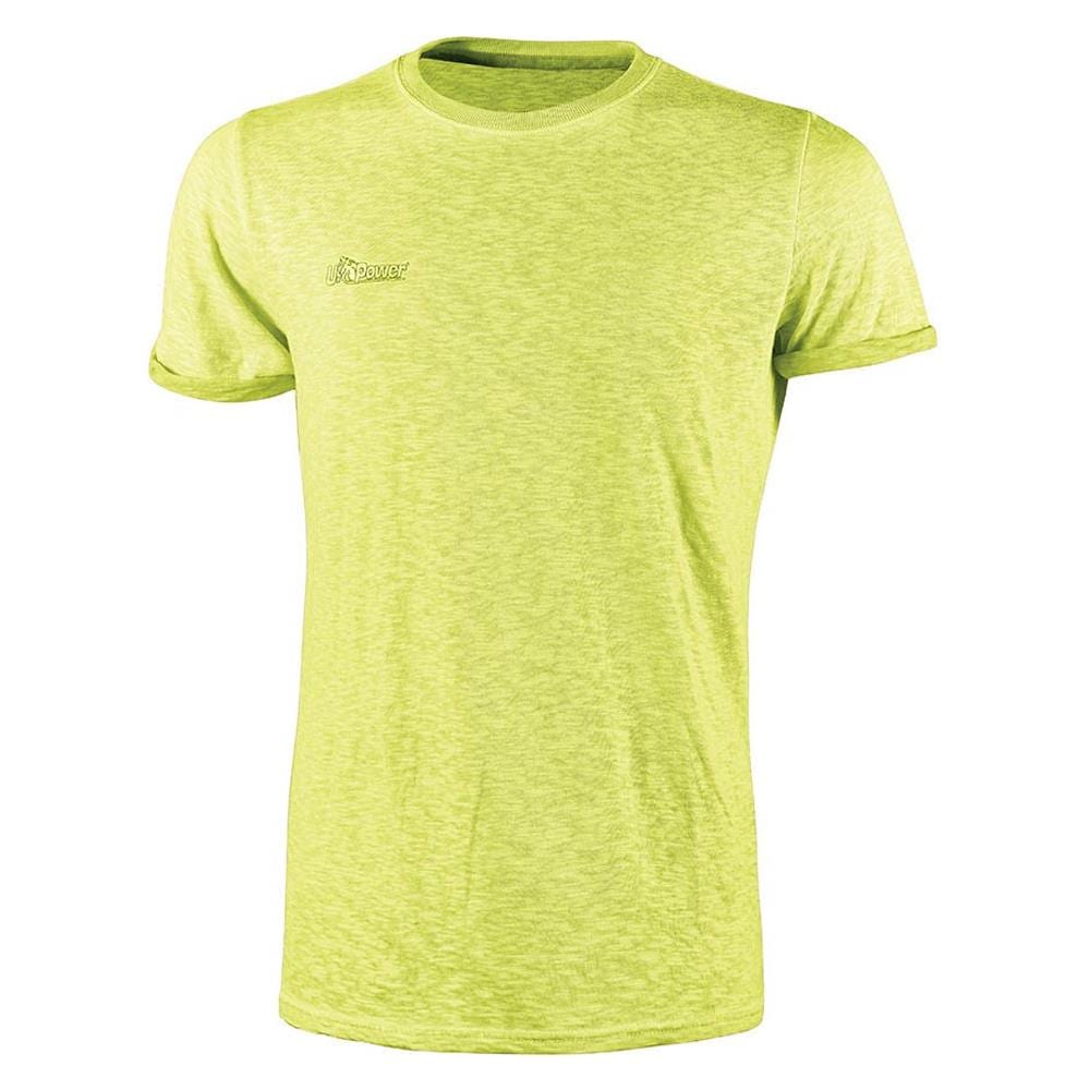 T-shirt Fluo Conf. 3 Magliette Puro Cotone - Green Fluo Xxl - Foto 1