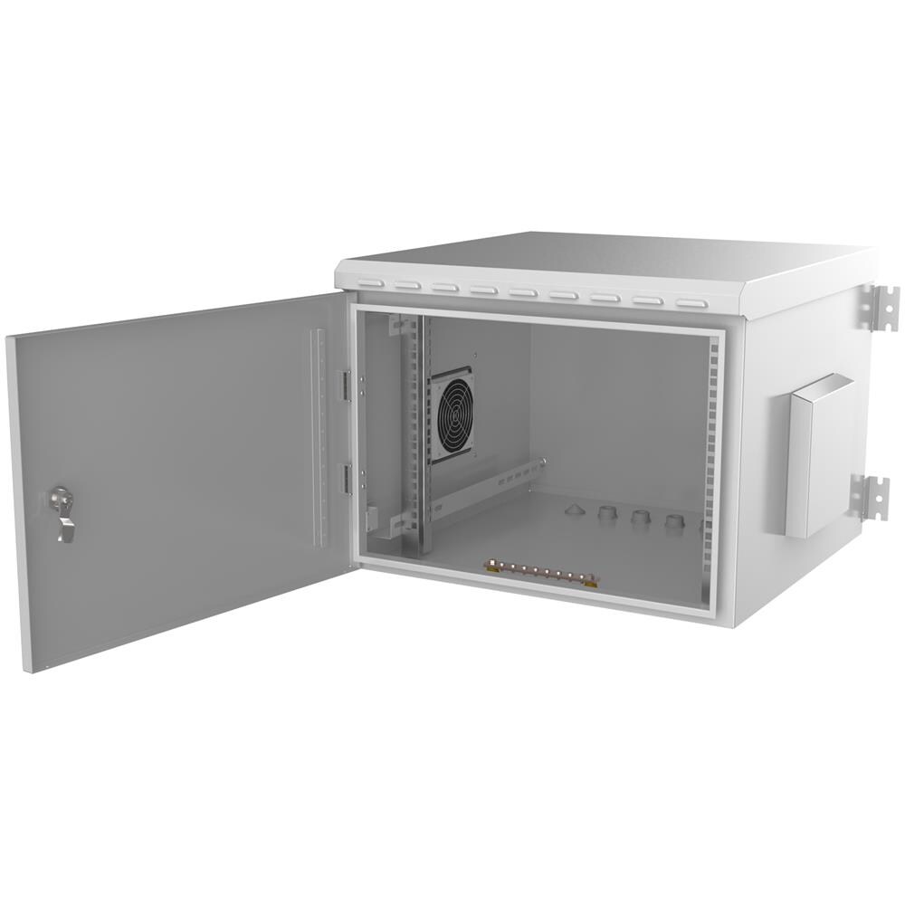 Techly I-CASE IP55-1245 rack 12U Da parete Grigio - Foto 2