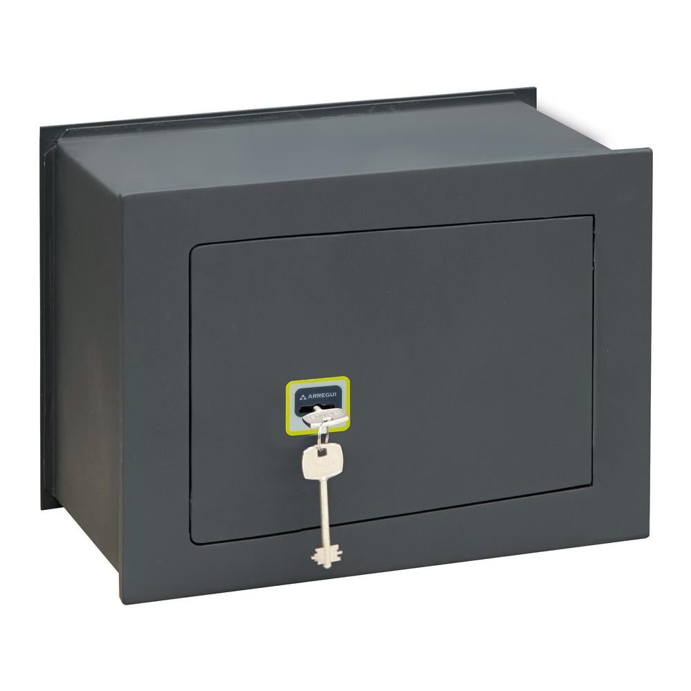 Ideal 10 281340 Cassaforte A Muro Con Serratura A Chiave, Cassaforte Da Incaso A Parete Per Abitazioni, Alto Livello Di Sicurezza Facile Da Usare, 28 X 38 X 20 Cm, 13 L - Foto 2