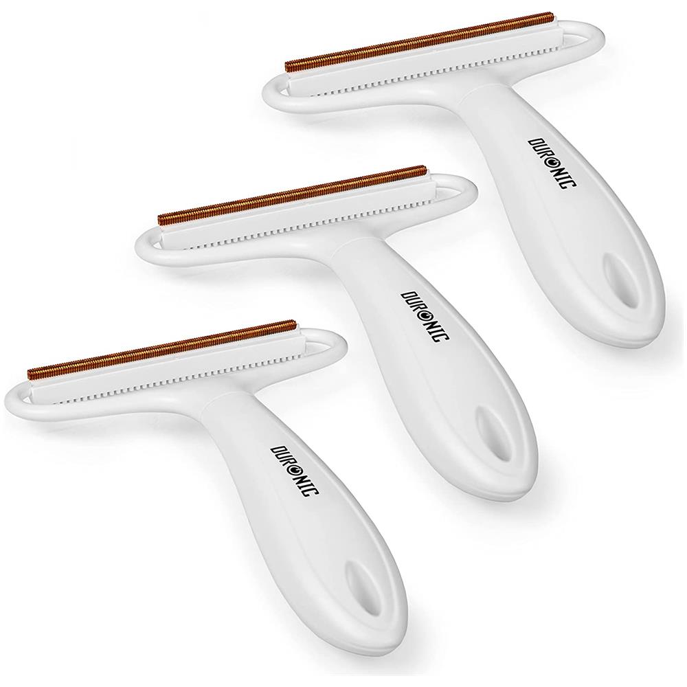 Mfs3 Levapelucchi Manuale | 3 Lint Remover Per Rimozione Di Pelucchi E Peli D'animale | Spazzola Rasoio Manuale Per Tessuti, Tappeti E Abbigliamento | Rimuovi Lanugin | Confezione Da 3 - Foto 1