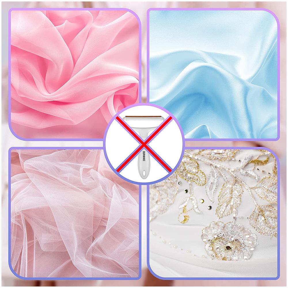 Mfs3 Levapelucchi Manuale | 3 Lint Remover Per Rimozione Di Pelucchi E Peli D'animale | Spazzola Rasoio Manuale Per Tessuti, Tappeti E Abbigliamento | Rimuovi Lanugin | Confezione Da 3 - Foto 7