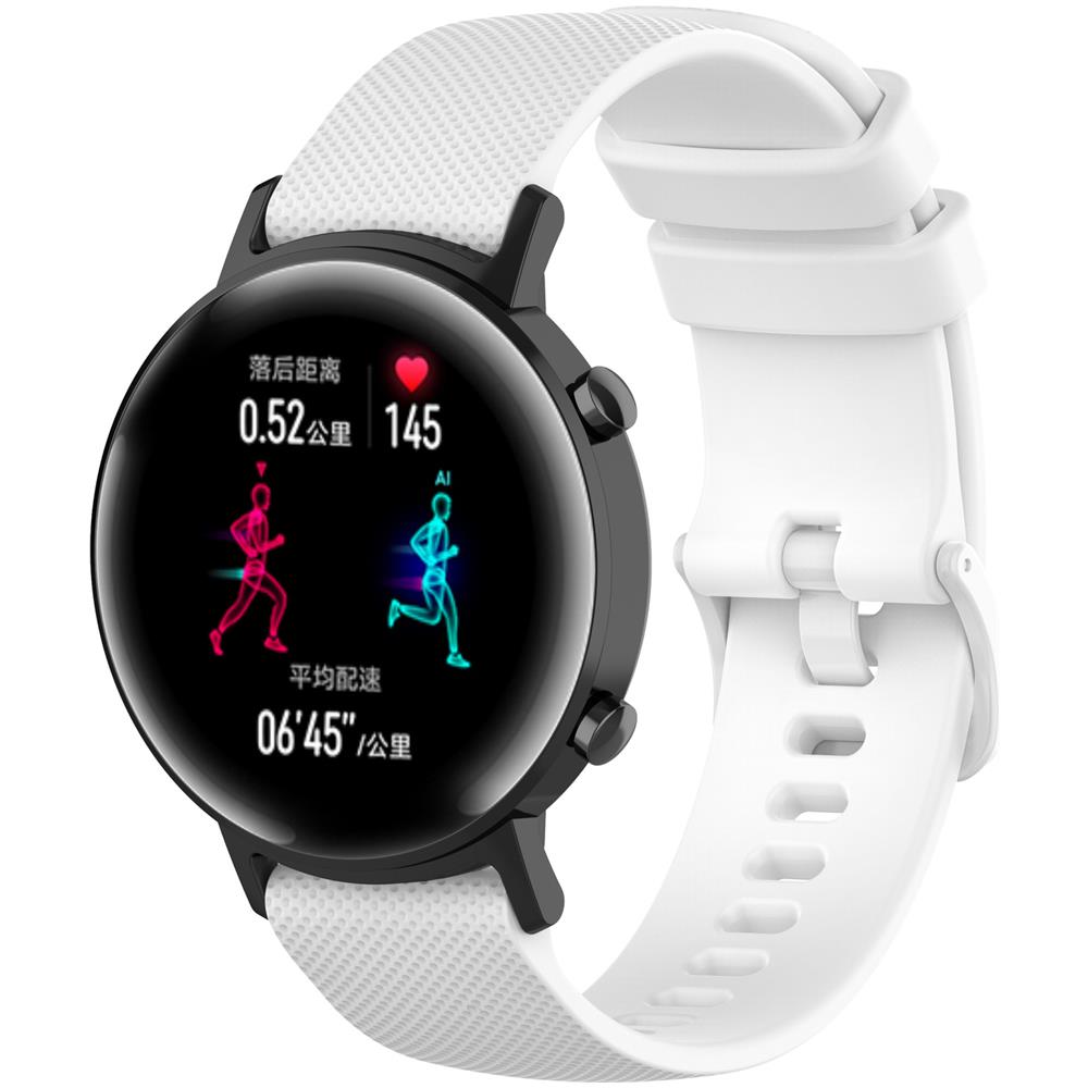 Cinturino Per Orologio In Silicone White 20 Mm - Foto 2