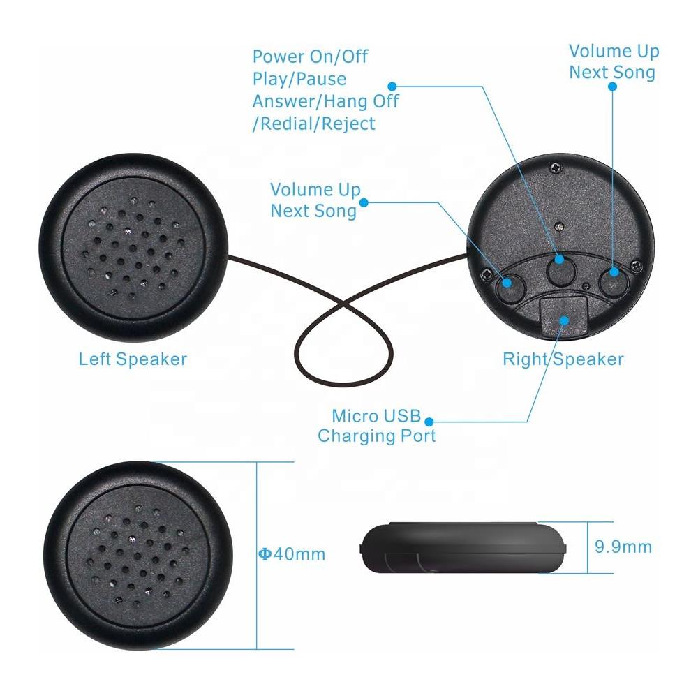 Cuffie Per Dormire / Maschera Per Dormire Con Cuffie Bluetooth Arancia - Foto 2