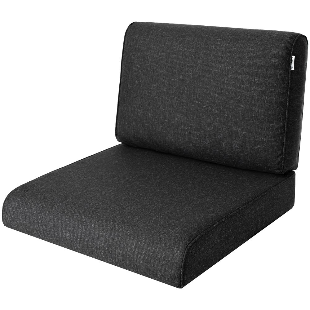 Cuscini In Rattan Nel, Cuscini Per Pallet, Per Esterni /interni, Mobili Da Giardino, Altalena Hollywood, Cuscino Di Seduta, Cuscinetto Di Seduta, Nero, Misura 2: 70x70 Cm - Foto 1