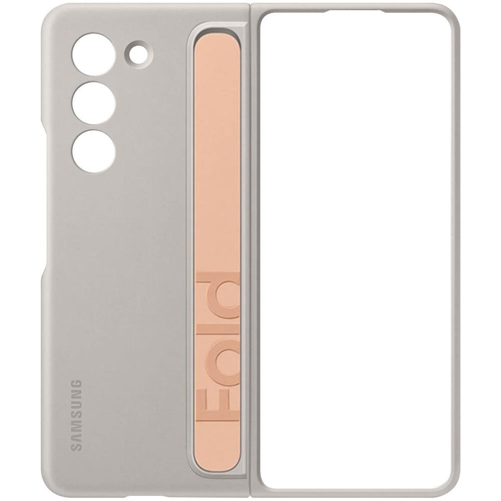 Cover Originale Z Fold5 Standing Case With Strap Intercambiabile Sand - Foto 1