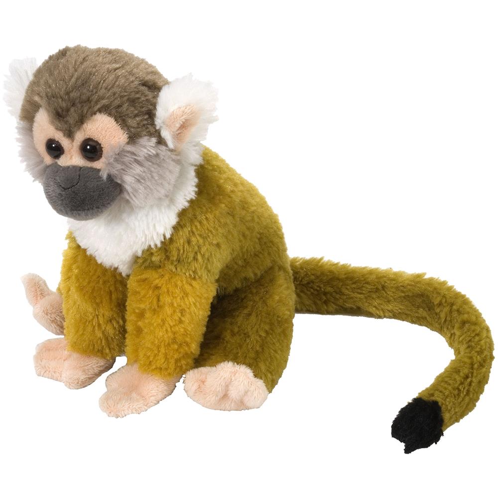 Scimmia Scoiattolo Peluche, Animale Farcito, Peluche, Regali Per Bambini, Coccoloni 8 Pollici - Foto 2