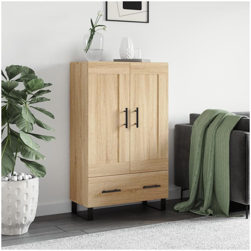 Credenza Rovere Sonoma 69,5x31x115 Cm In Legno Multistrato - Foto 1
