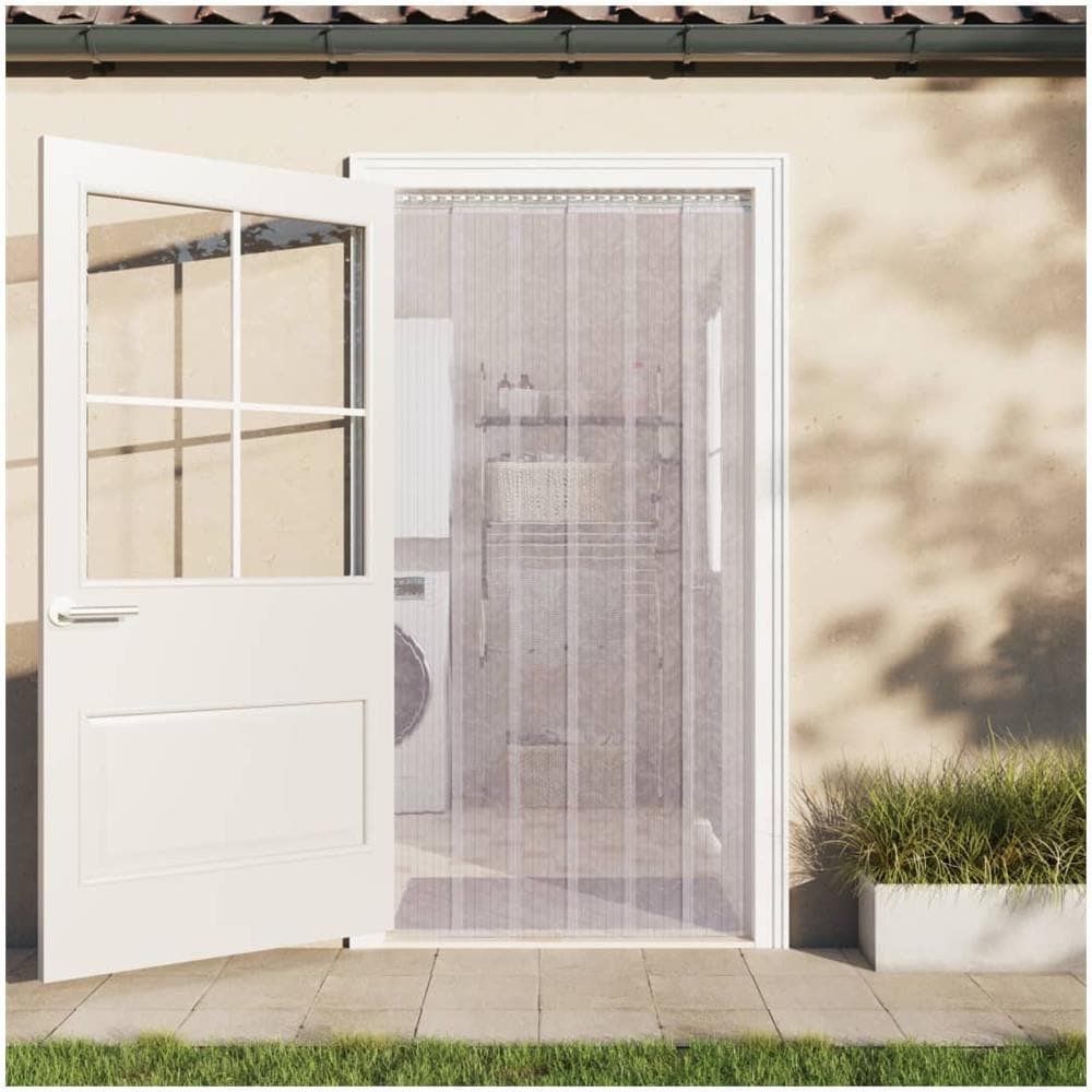 Tenda Per Porte Trasparente 200 Mm X 1,6 Mm 50 M In Pvc - Foto 1