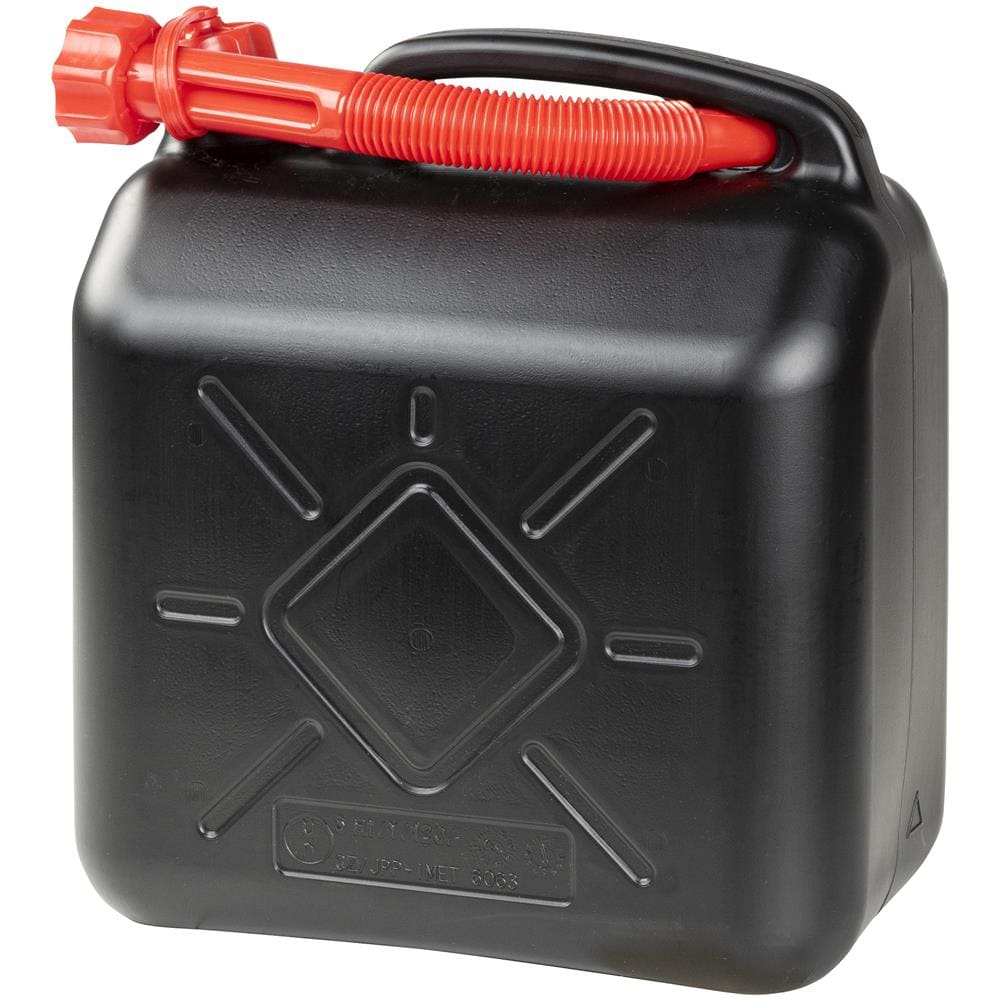 Tanica Di Benzina 10 Litri, Tanica Di Carburante Omologata Un, Tanica Di Riserva Con Tappo Di Sicurezza Nera /rosso - Foto 1