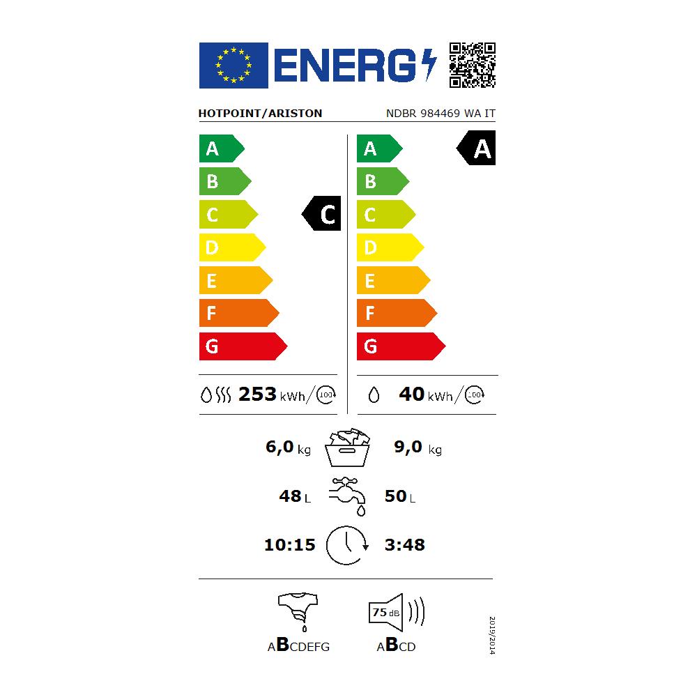 Ariston Lavasciuga a libera installazione NDBR 984469 WA IT - Foto 2