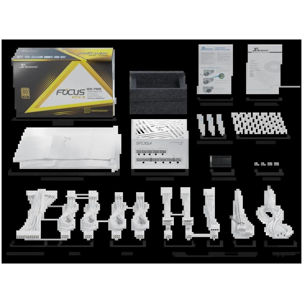 Focus GX alimentatore per computer 750 W 24-pin ATX ATX Bianco - Foto 11