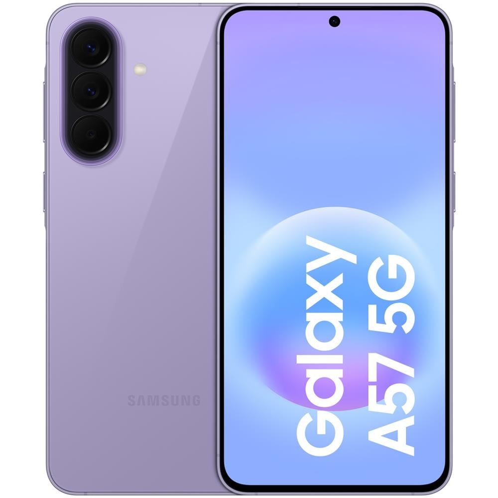 Galaxy A57 5G 128GB 8GB Ram Display 6,7" Super AMOLED 120Hz Full HD+ Camera 50+12+5MP Selfie 12MP Dual nanoSim (+eSim) Android 16 Exynos 1680 5000mAh Awesome Lilac - Foto 1