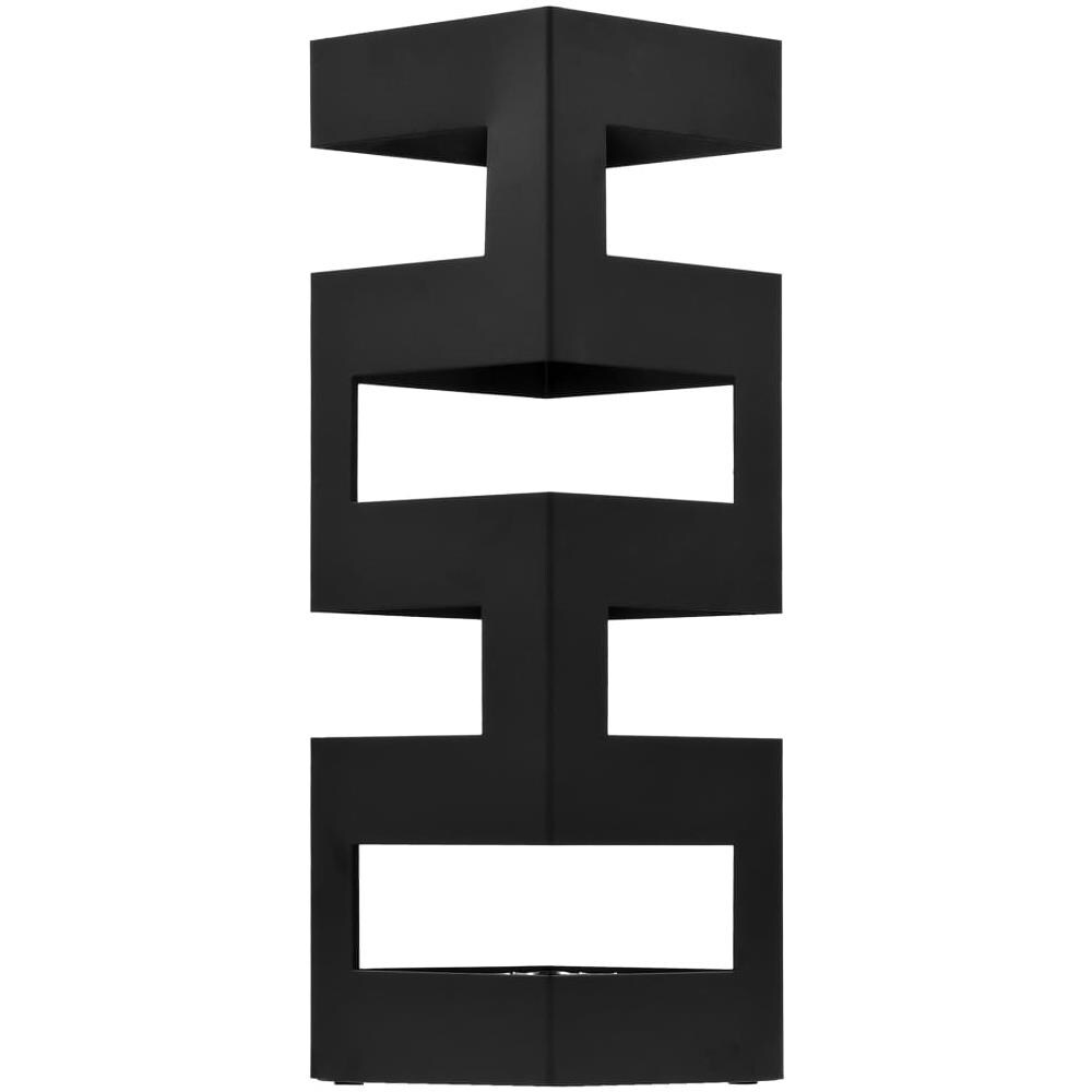 Porta Ombrelli in Acciaio Nero - Foto 2